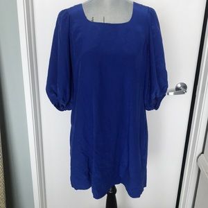 Express Dresses - Colbalt blue silk shift dress Express Dresses - Colbalt blue silk shift dress